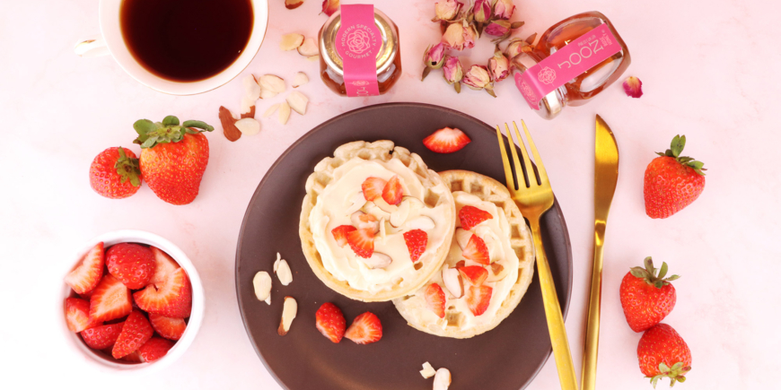 Rose Honey Cream Cheese